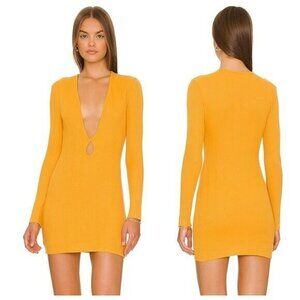 Camila Coelho Agata Mini Dress - Yellow